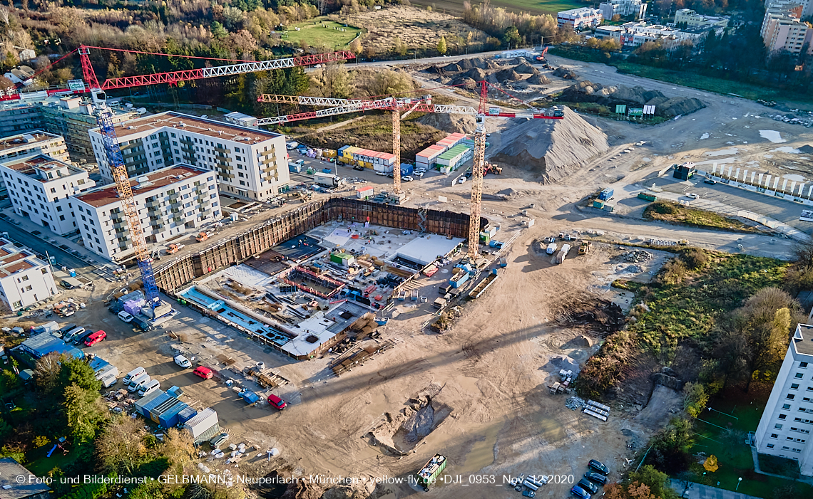 12.11./09.11.2020 - Piederstorfer Gelände und Alexisqaurtier am Karl-Marx-Ring in Neuperlach